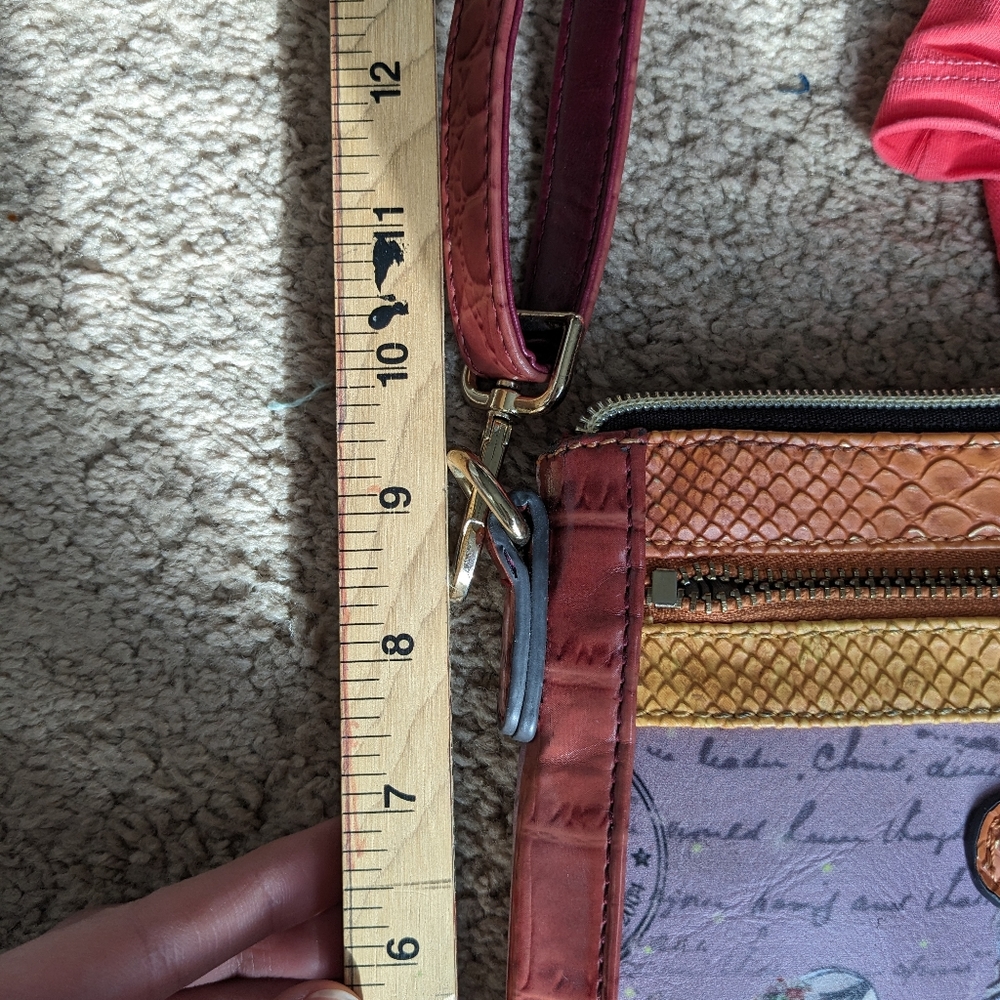 Nicole Lee Clock Tower Suzy Collection Crossbody Purse Bag Y2K - Picture 10 of 12
